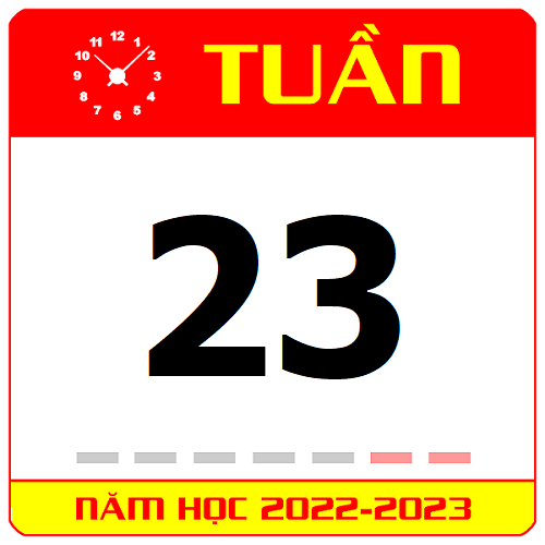 TKB Tuần 23 (từ 02/12 đến 08/01, năm học 2022-2023)